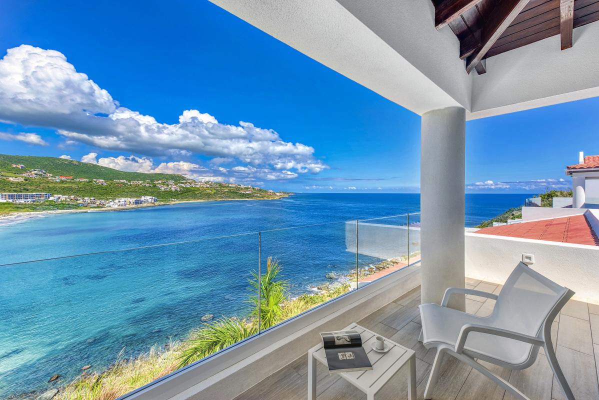 Amalia 34_Location villa piscine vue mer Saint Martin